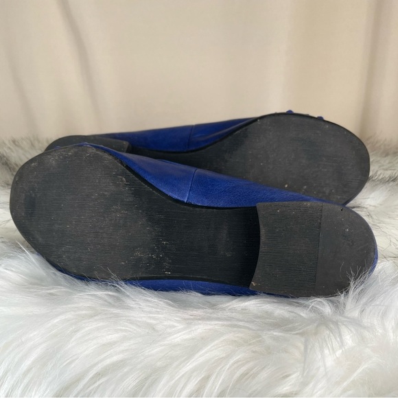 Steve Madden Blue Studded Flats - Picture 9 of 10